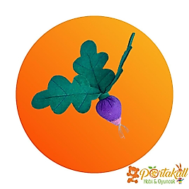 Turp Figürlü Keçe Sebze Oyuncağı