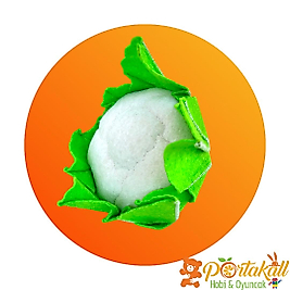 Karnabahar Figürlü Eğitici Keçe Sebze Oyuncağı