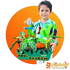 Dark Green Hobi Bahçem Eğitici Keçe Sebze Oyuncağı