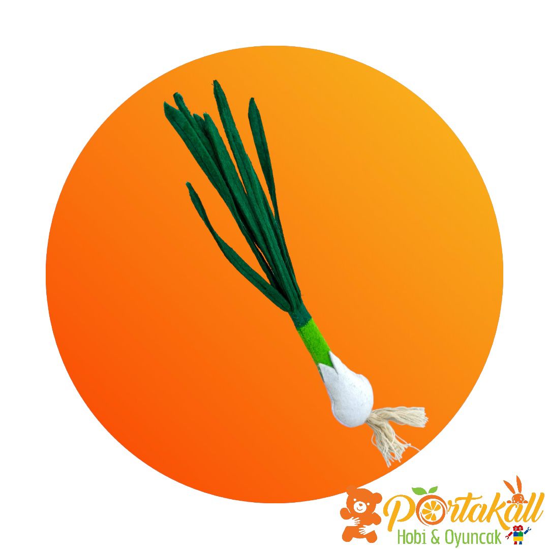 Soğan Figürlü Eğitici Keçe Sebze Oyuncağı